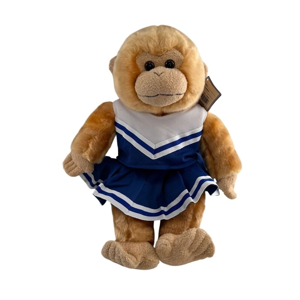 The Bear Factory Monkey Plush Cheerleader Outfit Signature‎ Collection 2001 b